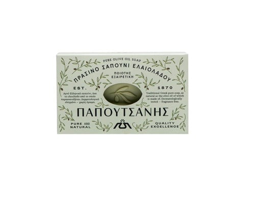 PAPOUTSANIS ΠΡΑΣΙΝΟ ΣΑΠΟΥΝΙ ΕΛΑΙΟΛΑΔΟΥ 125gr