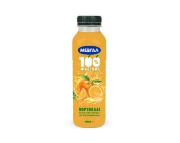 ΜΕΒΓΑΛ ΦΡΕΣΚΟΣ ΦΥΣΙΚΟΣ ΧΥΜΟΣ ΠΟΡΤΟΚΑΛΙ 400ml
