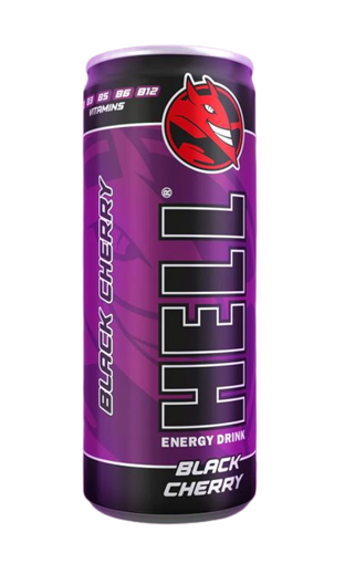HELL ENERGY DRINK 250ml - (BLACK CHERRY)