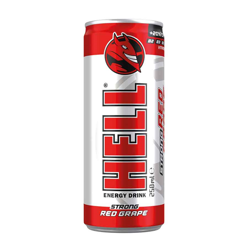 HELL ENERGY DRINK 500ml - (RED GRAPE)