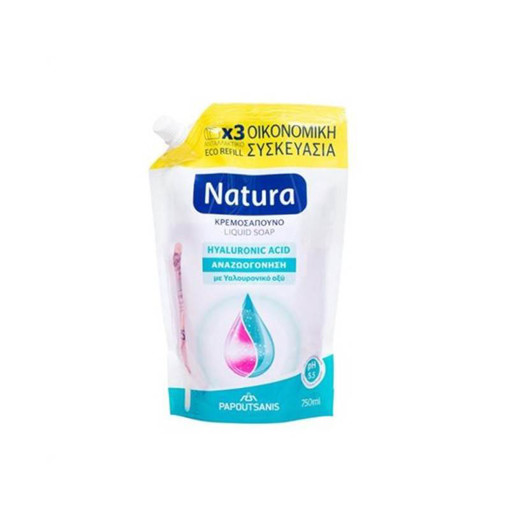 NATURA L/S REFIL ΥΑΛΟΥΡΟΝΙΚΟ 750ML X12TEM.-0.45