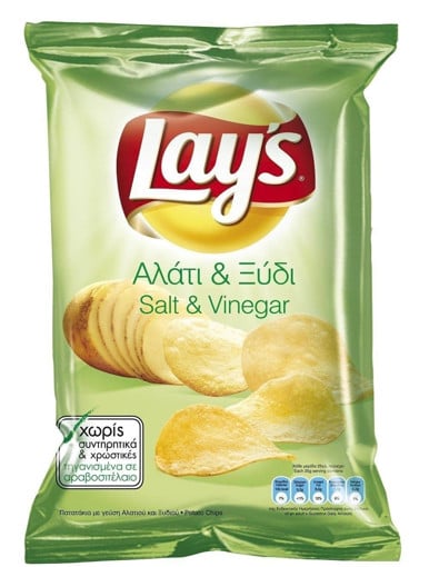 LAYS CHIPS 105gr. - (ΑΛΑΤΙ & ΞΥΔΙ)