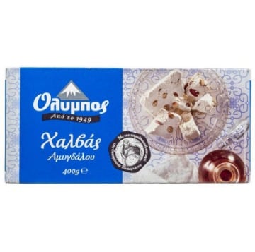 ΟΛΥΜΠΟΣ ΧΑΛΒΑΣ ΣΚΑΦΑΚΙ 400gr. - (ΑΜΥΓΔΑΛΟ)