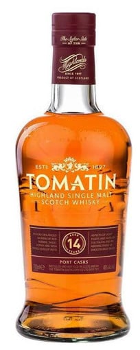 ΤΟΜΑΤΙΝ PORT CASKS SINGLE MALT 14 ΕΤΩΝ ΟΥΙΣΚΙ 700ml