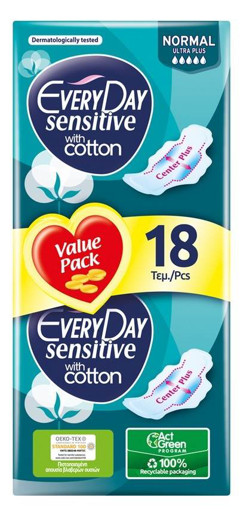 EVERY DAY SENSITIVE NORMAL ULTRA PLUS 18ΤΜΧ