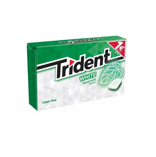 TRIDENT WHITE ΔΥΟΣΜΟΣ ΤΣΙΚΛΕΣ ΧΩΡΙΣ ΖΑΧΑΡΗ (23.8gr)