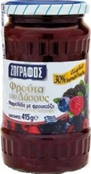 ΖΩΓΡΑΦΟΣ ΜΑΡΜΕΛΑΔΑ ΦΡΟΥΤΑ ΔΑΣΟΥΣ ΜΕ ΦΡΟΥΚΤΟΖΗ 415gr.