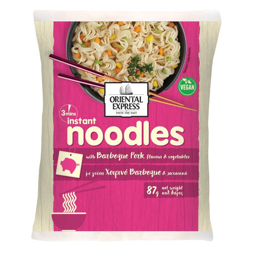 O.EXPRESS NOODLES 87gr. - (ΧΟΙΡΙΝΟ BBQ)