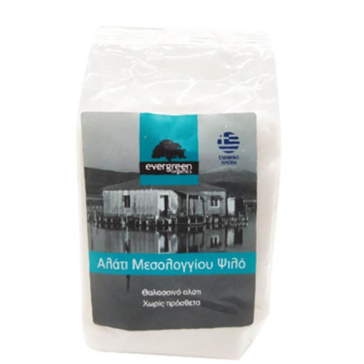 EVERGREEN ΑΛΑΤΙ ΜΕΣΟΛΟΓΓΙΟΥ 500gr. - (ΨΙΛΟ)