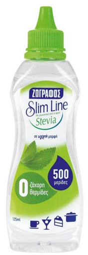 ΖΩΓΡΑΦΟΣ ΓΛΥΚΑΝΤΙΚΟ ΜΕ ΣΤΕΒΙΑ SLIM LINE GREEN ΥΓΡΟ 125ml