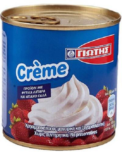 ΓΙΩΤΗΣ CREME ΜΕΤΑΛΛΙΚΟ ΚΟΥΤΙ 250gr.