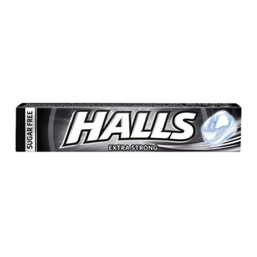 HALLS EXTRA STRONG ΚΑΡΑΜΕΛΑ (32gr)