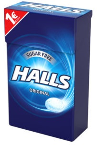 HALLS ORIGINAL ΚΑΡΑΜΕΛΕΣ ΧΩΡΙΣ ΖΑΧΑΡΗ (28gr)