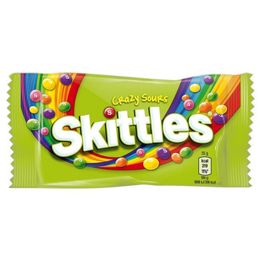 SKITTLES ΚΑΡΑΜΕΛΕΣ ΜΕ ΓΕΥΣΗ ΞΥΝΑ ΦΡΟΥΤΑ 45g