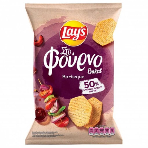 LAYS ΠΑΤΑΤΑΚΙΑ ΦΟΥΡΝΟΥ BBQ 105g