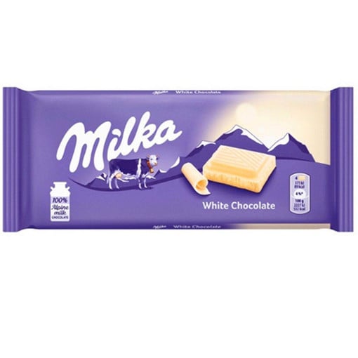 MILKA WHITE CHOCOLATE 100gr.