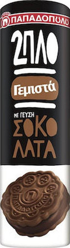 ΠΑΠΑΔΟΠΟΥΛΟΥ ΓΕΜΙΣΤΑ 230gr. ΣΟΚΟΛΑΤΑ ΔΙΠΛΟ