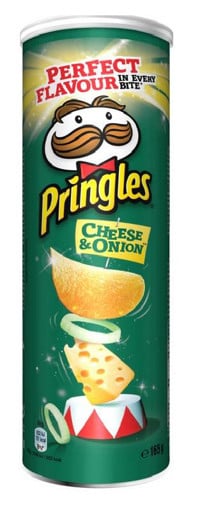 PRINGLES ΤΣΙΠΣ 165gr. - (CHEESE & ONION)