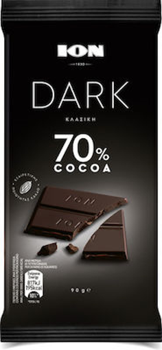 ΙΟΝ ΥΓΕΙΑΣ 70% ΚΑΚΑΟ DARK 90gr. - (No 3024)