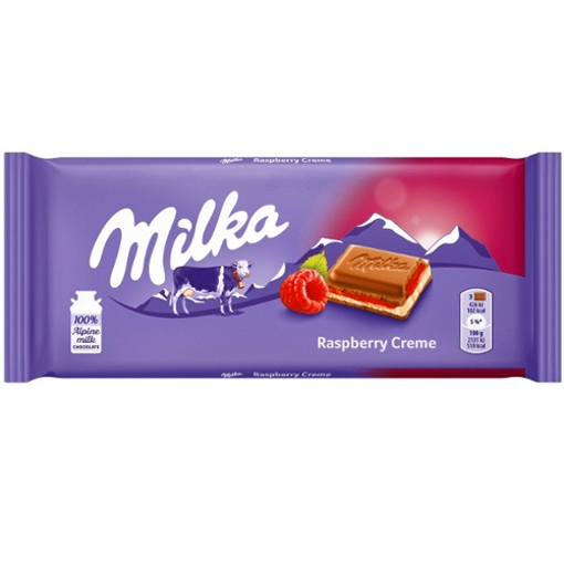 MILKA RASBERRY 100gr.