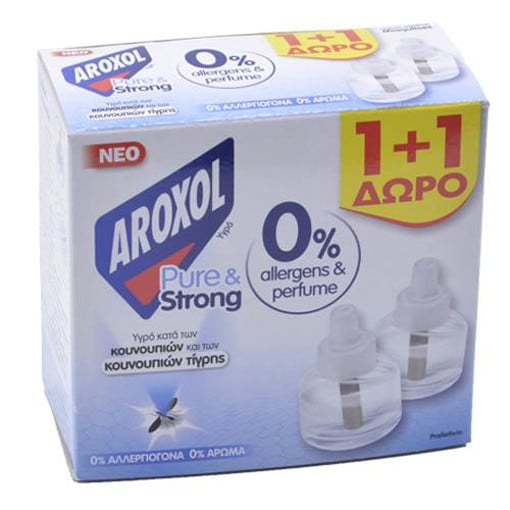 AROXOL ΑΝΤΑΛΛΑΚΤΙΚΟ ΥΓΡΟ 25ml - (PURE & STRONG) (1+1 ΔΩΡΟ)