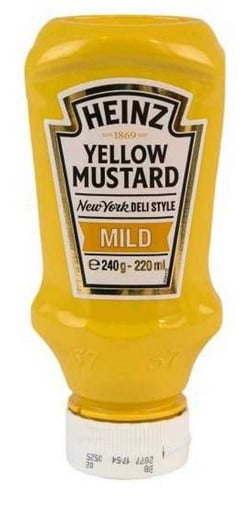 HEINZ MUSTARD MILD 240gr