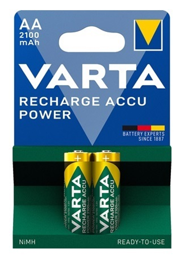 VARTA ΜΠΑΤΑΡΙΑ ΕΠΑΝΑΦΟΡΤΙΖΟΜΕΝΗ POWER AA 2100mAH (2ΤΜΧ.)