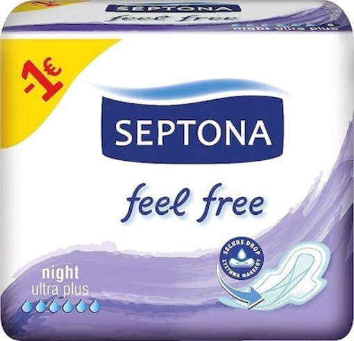 SEPTONA ΣΕΡΒΙΕΤΕΣ FEEL FREE NIGHT 8τεμ. (-1€)