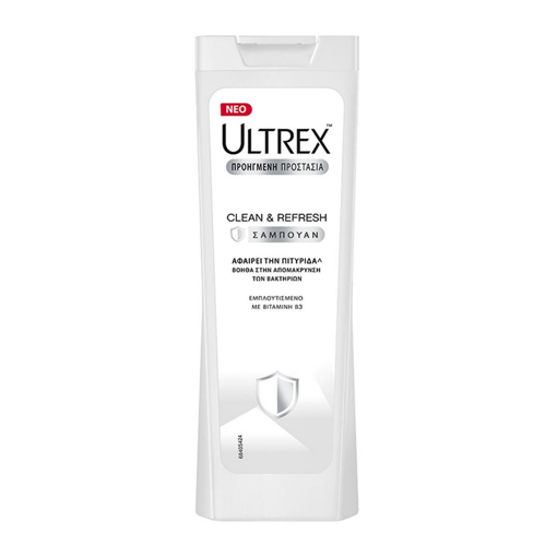 ULTREX ΣΑΜΠΟΥΑΝ 360ml - (CLEAN & FRESH)