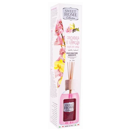 SWEET HOME ΑΡΩΜΑΤΙΚΟ ΧΩΡΟΥ 100ml ΜΕ STICK ORCHIDEA & VANIGLIA