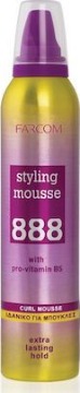 FARCOM STYLING 888 MOUSSE 250ml - (CURLY)