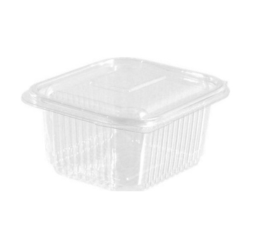 ΘΗΚΗ ΤΕΤΡΑΓΩΝΗ 375gr. (FT208-375) - 50τεμ. - (LUX-PLAST)