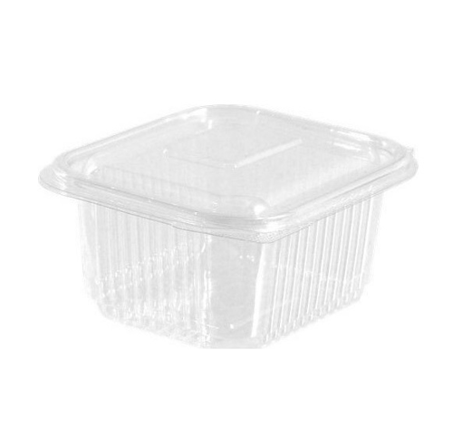 ΘΗΚΗ ΤΕΤΡΑΓΩΝΗ 375gr. (FT208-375) - 50τεμ. - (LUX-PLAST)