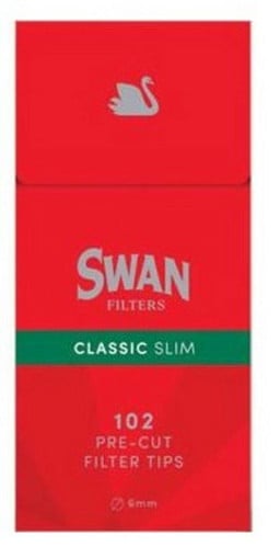 SWAN CLASSIC SLIM ΦΙΛΤΡΑΚΙΑ ΚΟΚΚΙΝΟ 20ΤΜΧ