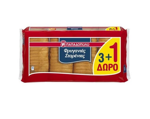 ΠΑΠΑΔΟΠΟΥΛΟΥ ΦΡΥΓΑΝΙΑ ΣΤΑΡΕΝΙΑ 510gr - (3+1 ΔΩΡΟ) (4x127gr.)