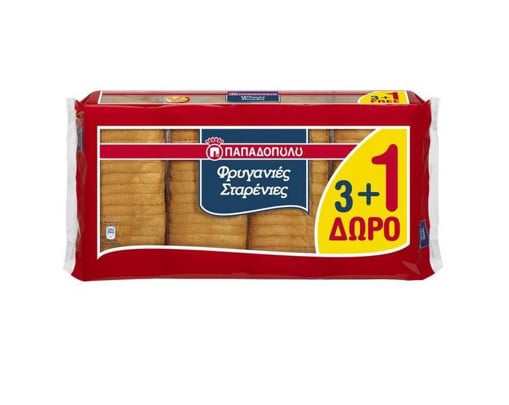 ΠΑΠΑΔΟΠΟΥΛΟΥ ΦΡΥΓΑΝΙΑ ΣΤΑΡΕΝΙΑ 510gr - (3+1 ΔΩΡΟ) (4x127gr.)