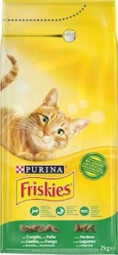 FRISKIES ΓΑΤΟΤΡΟΦΗ 2 kg - (CONIGLIO-POLLO-VERDURE)