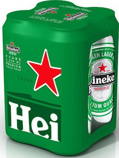 HEINEKEN ΜΠΥΡΑ 500ml (4 PACK)