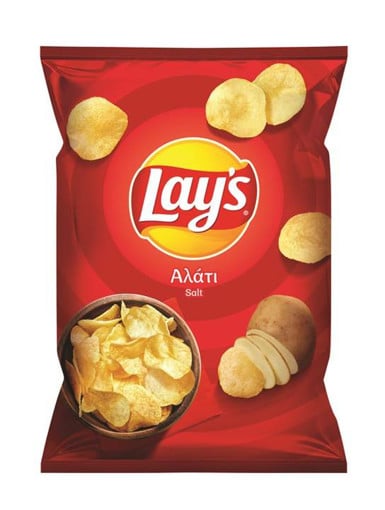 LAYS CHIPS 90gr. - (ΑΛΑΤΙ)