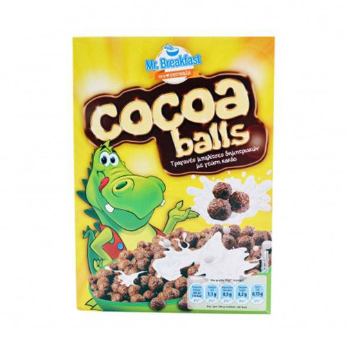 MR.BREAKFAST ΔΗΜΗΤΡΙΑΚΑ 375gr. - (COCOA BALLS)