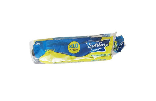 SOFTLINE ΣΑΚΟΥΛΕΣ ΑΠΟΡΡΙΜΑΤΩΝ 70Χ95 (ΜΠΛΕ) 10ΤΜΧ