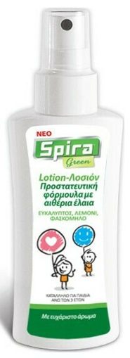 SPIRA GREEN ΛΟΣΙΟΝ ΜΕ ΑΙΘΕΡΙΑ ΕΛΑΙΑ 100ml 3+