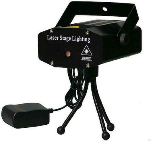 Eurolamp Χριστουγεννιάτικος Προβολέας Laser LED Ρεύματος IP20 Εσωτερικού Χώρου