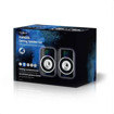 RGB ΣΤΕΡΕΟΦΩΝΙΚΑ ΗΧΕΙΑ GAMING 2.0 10W NEDIS GSPR20020BK