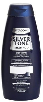 FARCOM SILVER TONE ΣΑΜΠΟΥΑΝ 300ml - (ANTI-YELLOW)