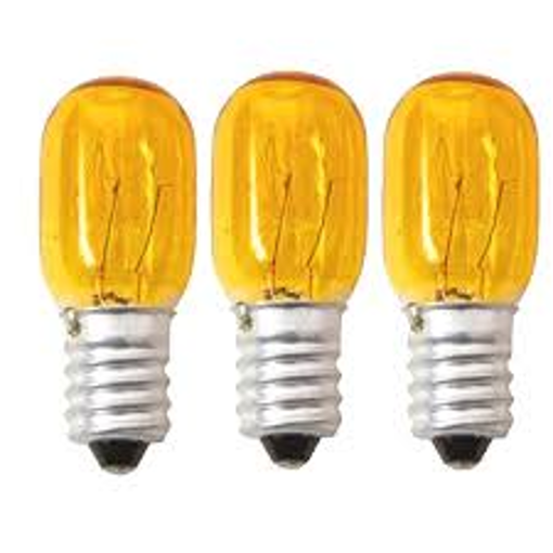 EUROLAMP ΛΑΜΠΑ ΝΥΚΤΟΣ 5W E14 ΚΙΤΡΙΝΗ (3τεμ)