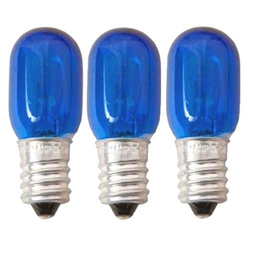 EUROLAMP ΛΑΜΠΑ ΝΥΚΤΟΣ 5W E14 ΜΠΛΕ (3τεμ)