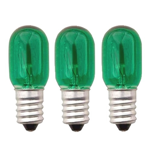 EUROLAMP ΛΑΜΠΑ ΝΥΚΤΟΣ 5W E14 ΠΡΑΣΙΝΗ (3τεμ)