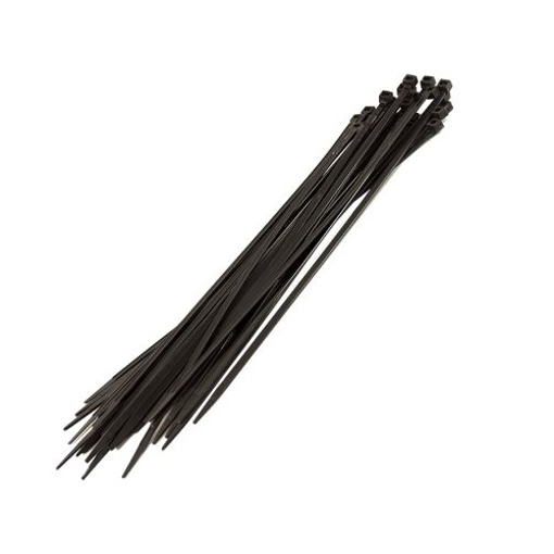 EUROLAMP ΔΕΜΑΤΙΚΑ TIRE UPS ΜΑΥΡΑ 200x2,5 (100τεμ)