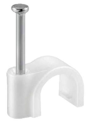 EUROLAMP ΡΟΚΑ 7/25mm ΛΕΥΚΟ (100τεμ)